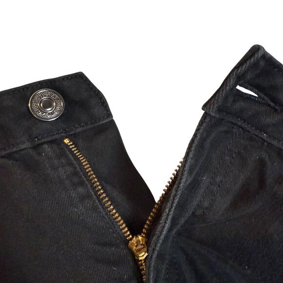 Venezia Jeans Womens 2 Petite Black Denim Stretch High-Rise Bootcut Leg Classic - Picture 9 of 14